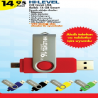 [A101] Hi-Level 16 GB Cift Girisli  USB Bellek  Kampanyasi 