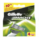 Gillette Mach3 Sensitive Yedek Bıçak 4'lü