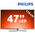 Philips 47PFK6309 47" Wi-Fi (Çift Çekirdekli) Uydu Alıcılı SMART 3D LED TV + 4 Gözlük (Ambilight Teknolojisi)