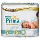 Prima Bebek Bezi Premium Care No:5 (4 Adet) + 2 Adet Prima Islak Mendil